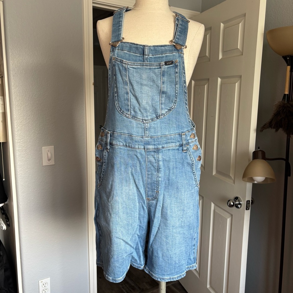 Denim shortalls